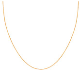 22K Gold Sleek 16 Inch Snake Chain